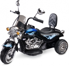 Дитячий електромотоцикл Caretero Rebel Black